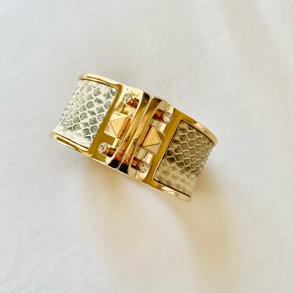 Stella & Dot cuff snakeskin bracelet